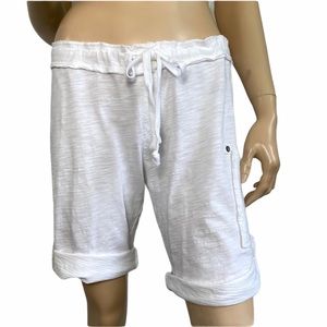 Michael Stars Cotton Roll Cuff Cargo Shorts Medium